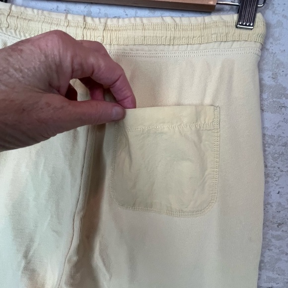 Aerie Womens Sweatpants Size XS Drawstring Pale Yellow Loungewear Boho Joggers - Picture 7 of 16